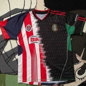 Vintage Mexico National Team Guadalajara Chivas Athletica Jersey Size XL